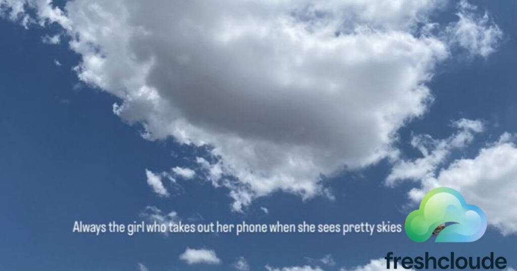 clouds captions for instagram