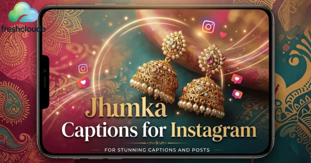 jhumka captions for instagram