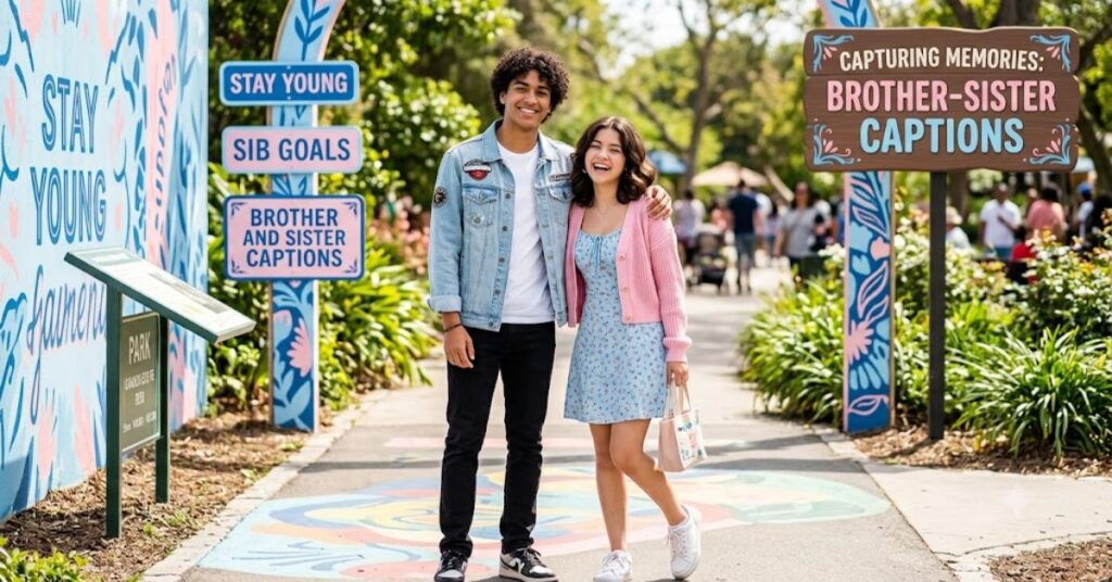 Brother and Sister Captions
