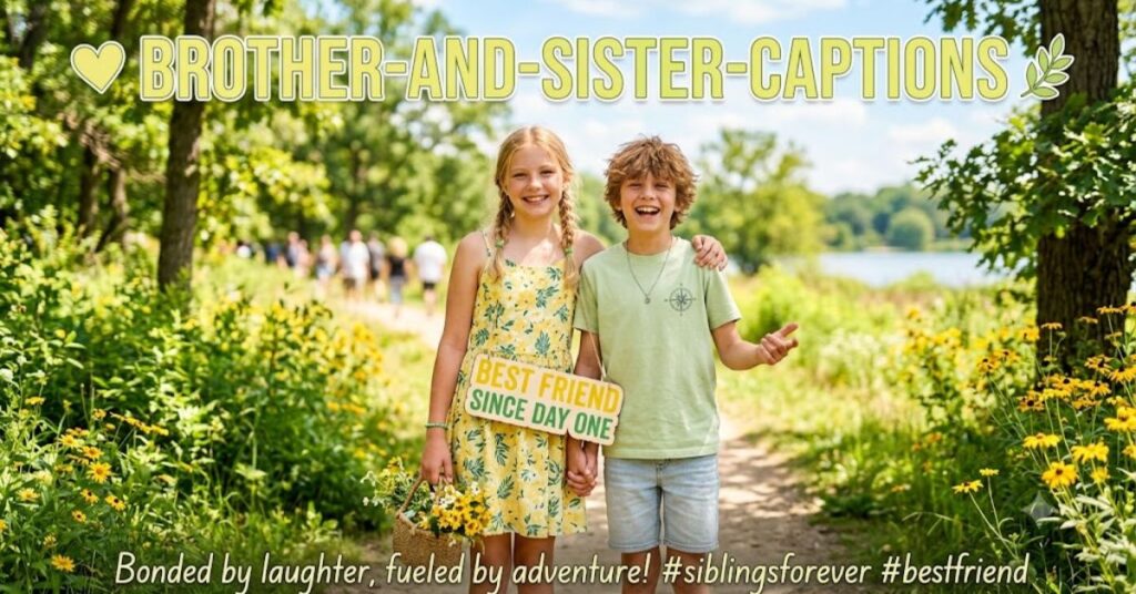 Brother and Sister Captions