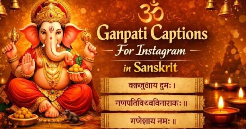 Ganpati Captions