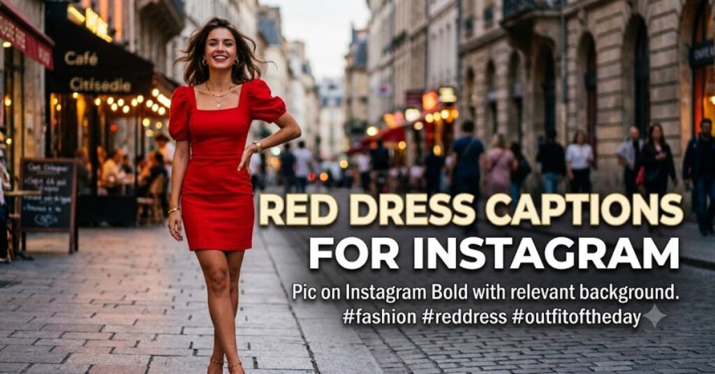 red-dress-captions