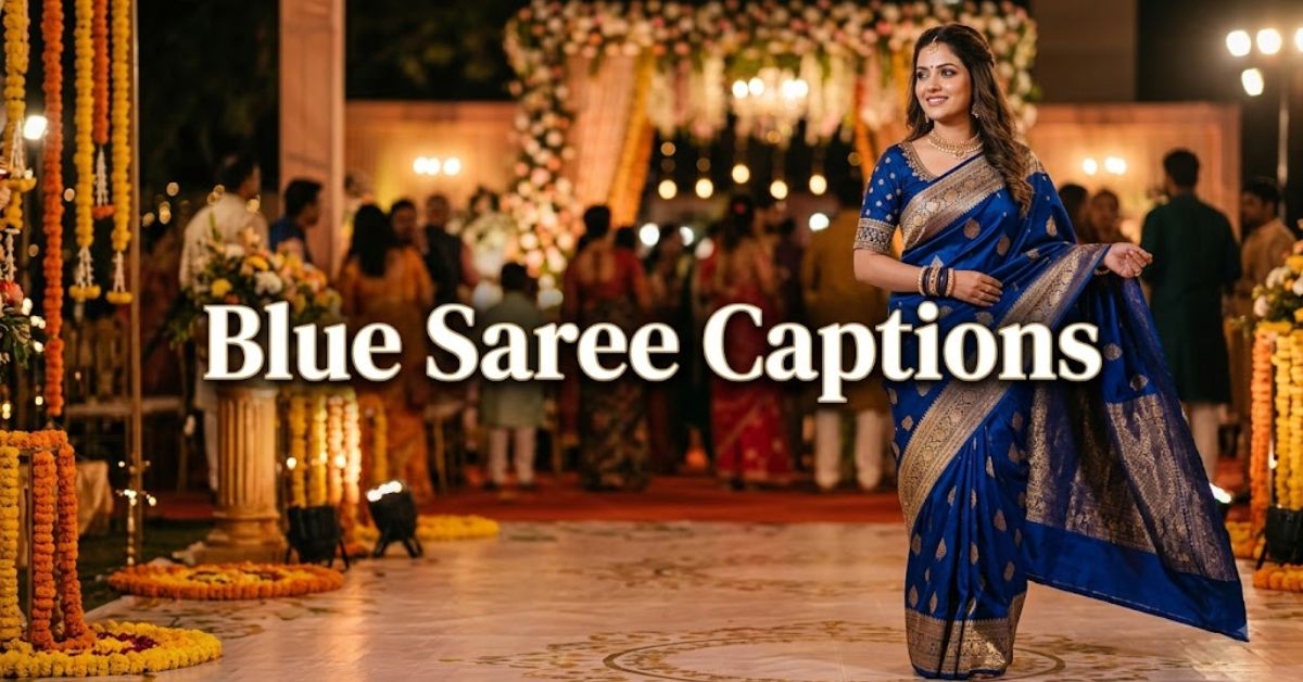 blue-saree-captions