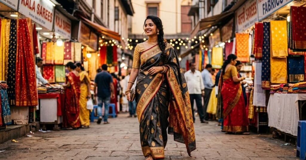 english-saree-captions