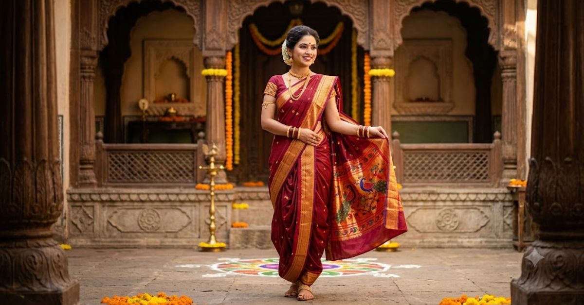 Nauvari Saree
