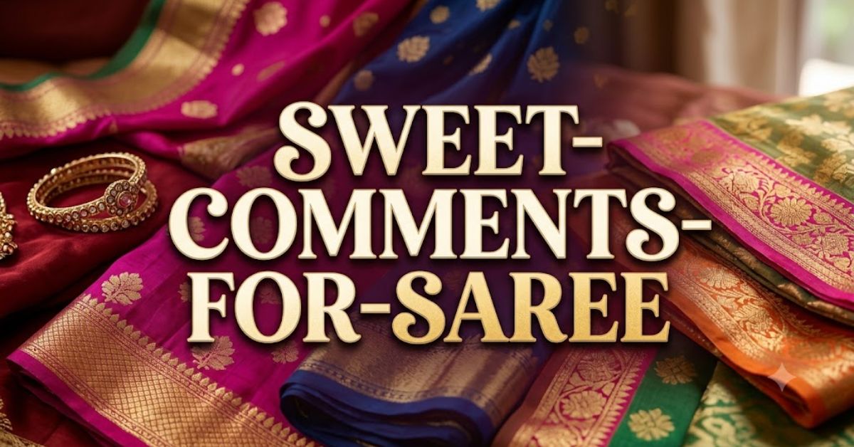 sweet-comments-for-saree